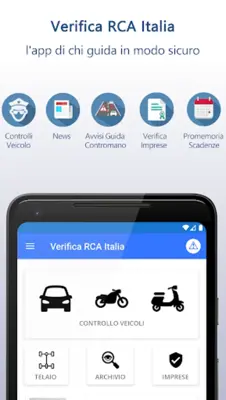 Verifica RCA Italia android App screenshot 7